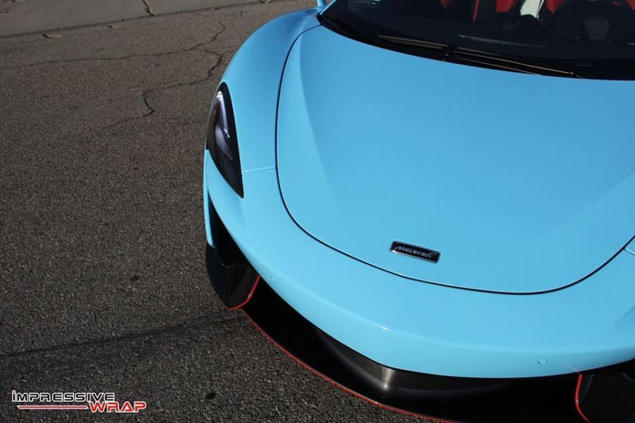  McLaren 570S Sky Blue by Impressive Wrap 2016 года  (фото 16 из 21)
